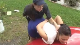 Corrupt Police Officer Arrested and ransacked her