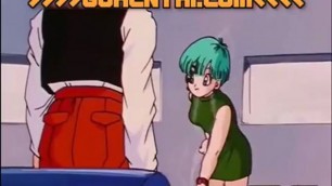 Anime girl with blue hair Dragon Ball Z Bulma y Gohan vol 2