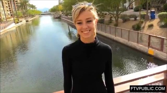 Pretty Charisma Upskirt pussy and ass in the city