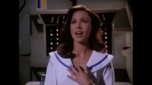 Erin Gray Back in the Day Dwarfs serve her
